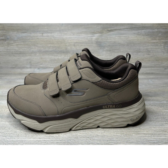 Skechers Max Cushioning Elite - 220058 Taupe/Brown 10.5 Extra Wide Fit EUC main image 4